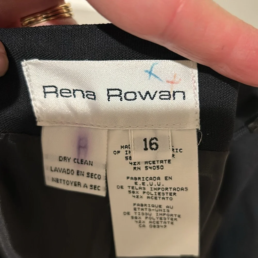 New Rena Rowan black skirt, size 16